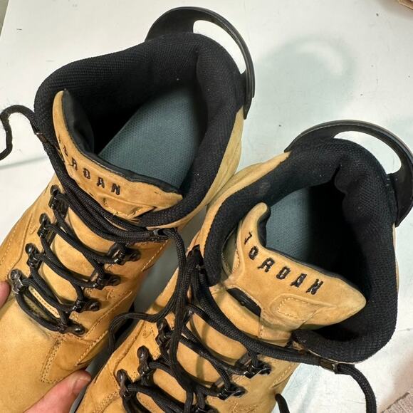 VTG GOOD Nike Air Jordan AJB 6 'Wheat' Nubuck 303897 701 2002 Tinker Hatfield 11 - Picture 10 of 14